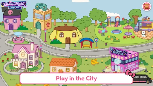 Gameplay screenshot 1 from Hello Kitty And Friends World - Educational game